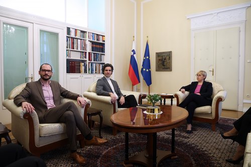 Nataša Pirc Musar je sprejela Levico