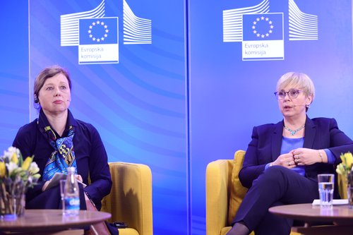 Vera Jourova v Sloveniji