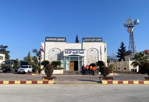 Alepo, letališče, Sirija