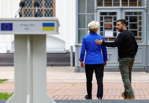 Ursula von der leyen, Volodimir Zelenski