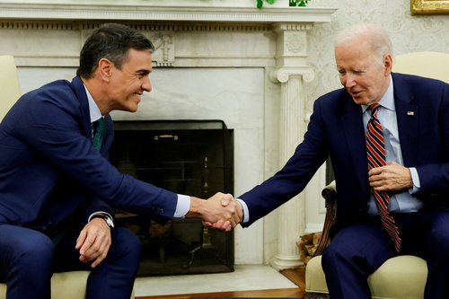 Joe Biden, Pedro Sanchez