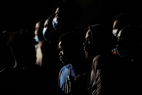 prebežniki, Gran Canaria, izkrcanje