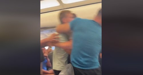 ryanair,letalo,moški,vrata,prepir