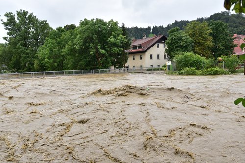 Poplavljena Škofja Loka