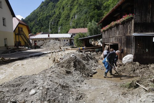 sanacija, poplave, ujma, črna na koroškem, koroška