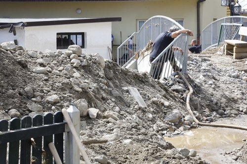 sanacija, poplave, ujma, črna na koroškem, koroška