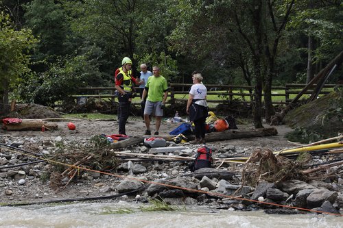 poplave, občina Luče, naselje Raduha, sanacija, Zgornja Savinjska dolina, neurje, reka, plaz