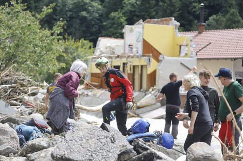poplave, občina Luče, naselje Raduha, sanacija, Zgornja Savinjska dolina, neurje, reka, plaz
