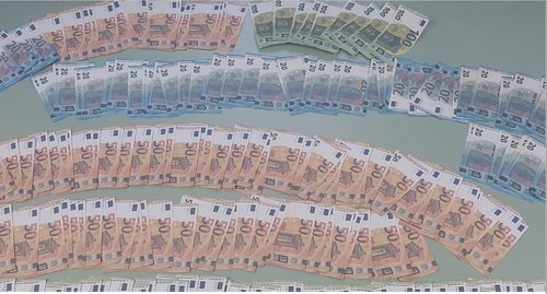 ponarejeni bankovci, denar, gotovina