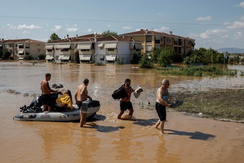 poplave, Grčija, reševanje