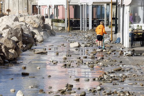 morje, piran, valobran, plimovanje