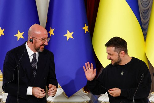 Charles Michel, Volodimir Zelenski