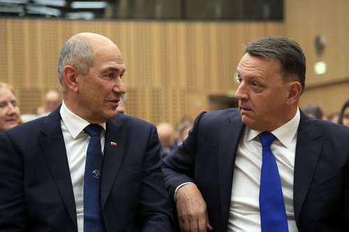 Janez Janša in Tone Rop na vrhu slovenskega gospodarstva