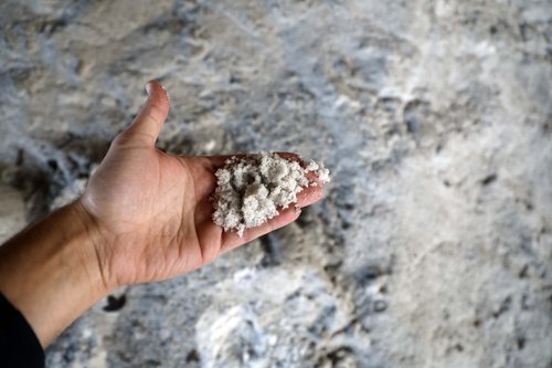 sol, posipanje, led, zima