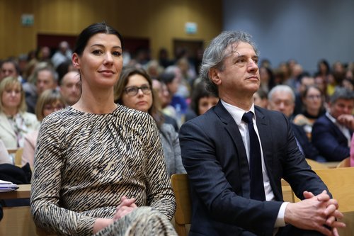 Dominika Švarc Pipan in Robert Golob