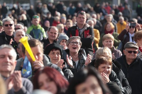 Protest proti visokim cenam komunalnih storitev