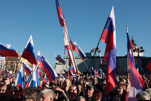 Protest, RTVS, glas upokojencev
