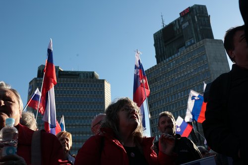Protest, RTVS, glas upokojencev