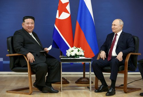 Kim Džong Un, Vladimir Putin