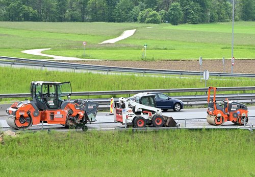 dela na cesti, avtocesta