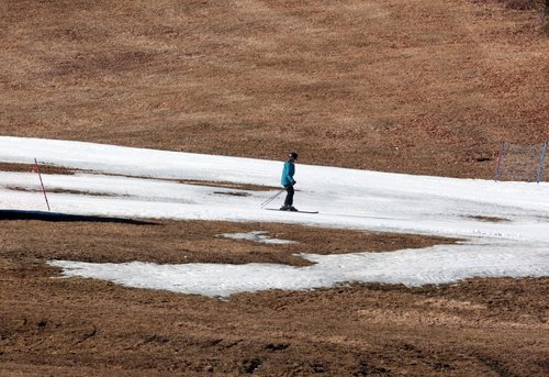 zima, smučanje, pomanjkanje snega