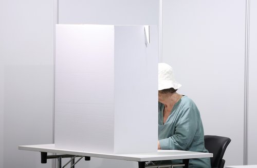 Evropske volitve, referendum, predčasno glasovanje, Ljubljana, Gospodarsko razstavišče