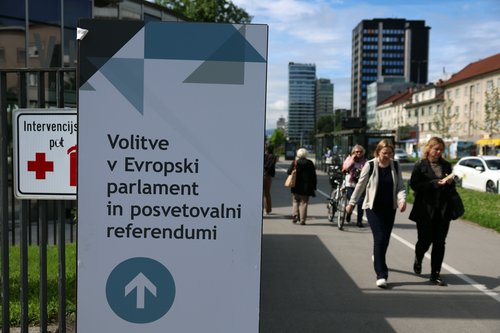 Evropske volitve, gospodarsko razstavišče, predčasno glasovanje