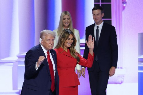 Donald in Melania Trump