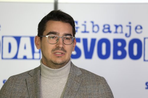 Novinarska konferenca stranke Gibanje S