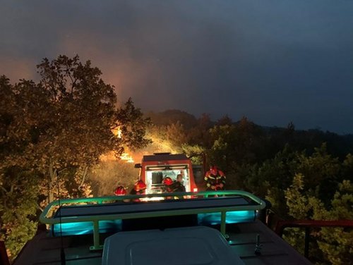 ogenj, požar, hrvaška