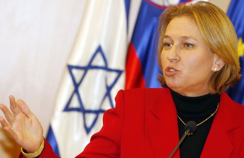 Nekdanja izraelska zunanja ministrica Cipi Livni