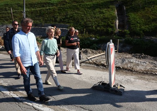Robert Golob, Ursula von der Leyen, Črna na Koroškem