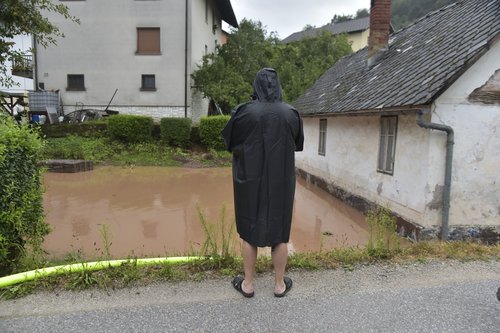 Posledica močne nevihte