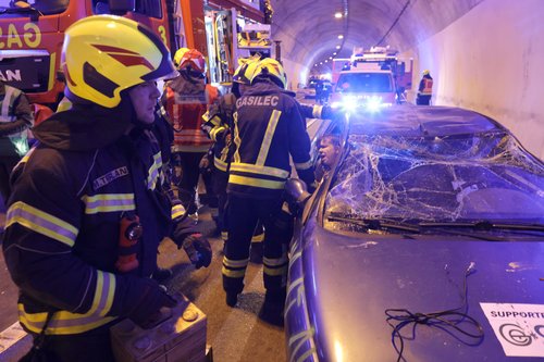 Predor Ljubelj, vaja