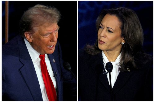 Kamala Harris, Donald Trump