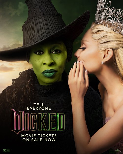 Wicked, Žlehtnoba, Ariana Grande, Cynthia Erivo