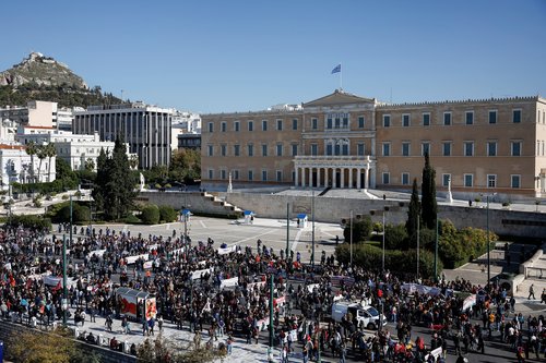 Grčija, stavka, grški delavci