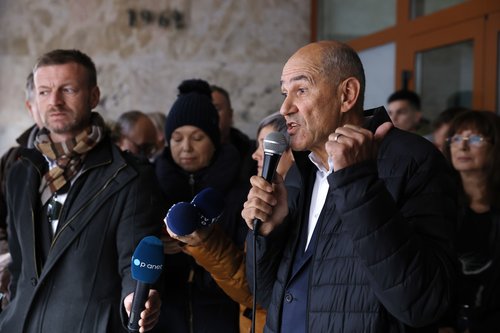 Janez Janša, Celje, shod