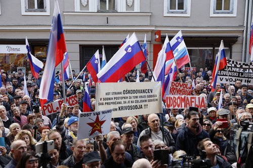 celje, janez janša, protest