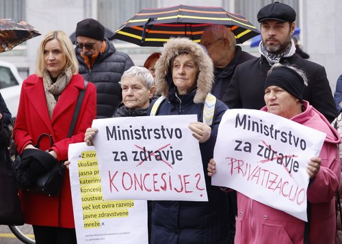 NK predstavnikov civilne iniciative Glas ljudstva