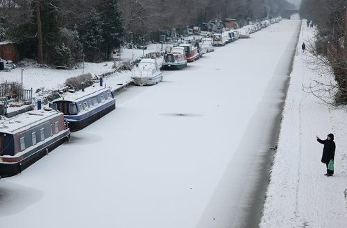 mraz, sneg, Manchester, nizke temperature