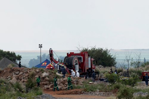 Južna Afrika, rudnik, Stilfontein, reševalna akcija,