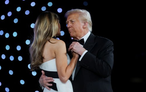 Melania in Donald Trump, prvi ples