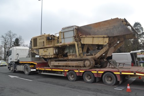 delovni stroj, tovorno vozilo, preobremenjenost