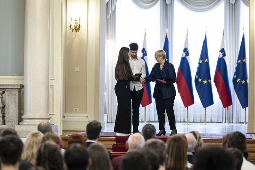 Sprejem pri predsednici