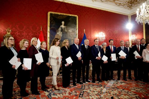 avstrijska vlada, prisega