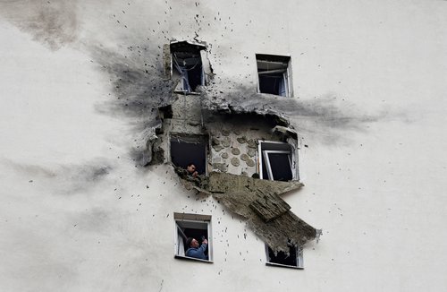 napad, droni, rusija, moskva