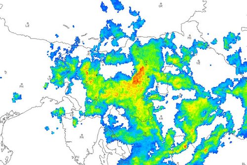 radarska slika padavin