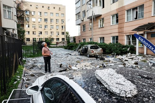 Napad z dronom na Kijev