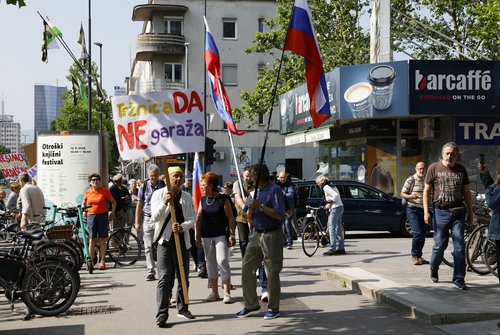 Protestni shod za zaščito stare Ljubljane